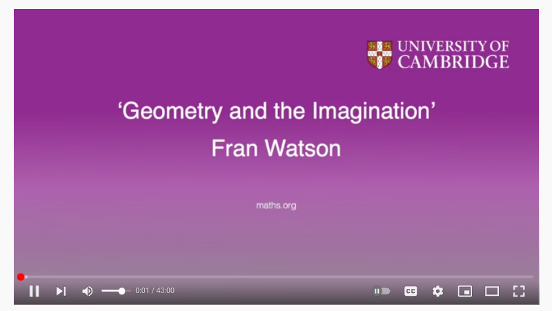 Geometry and the imagination (Audiobook)