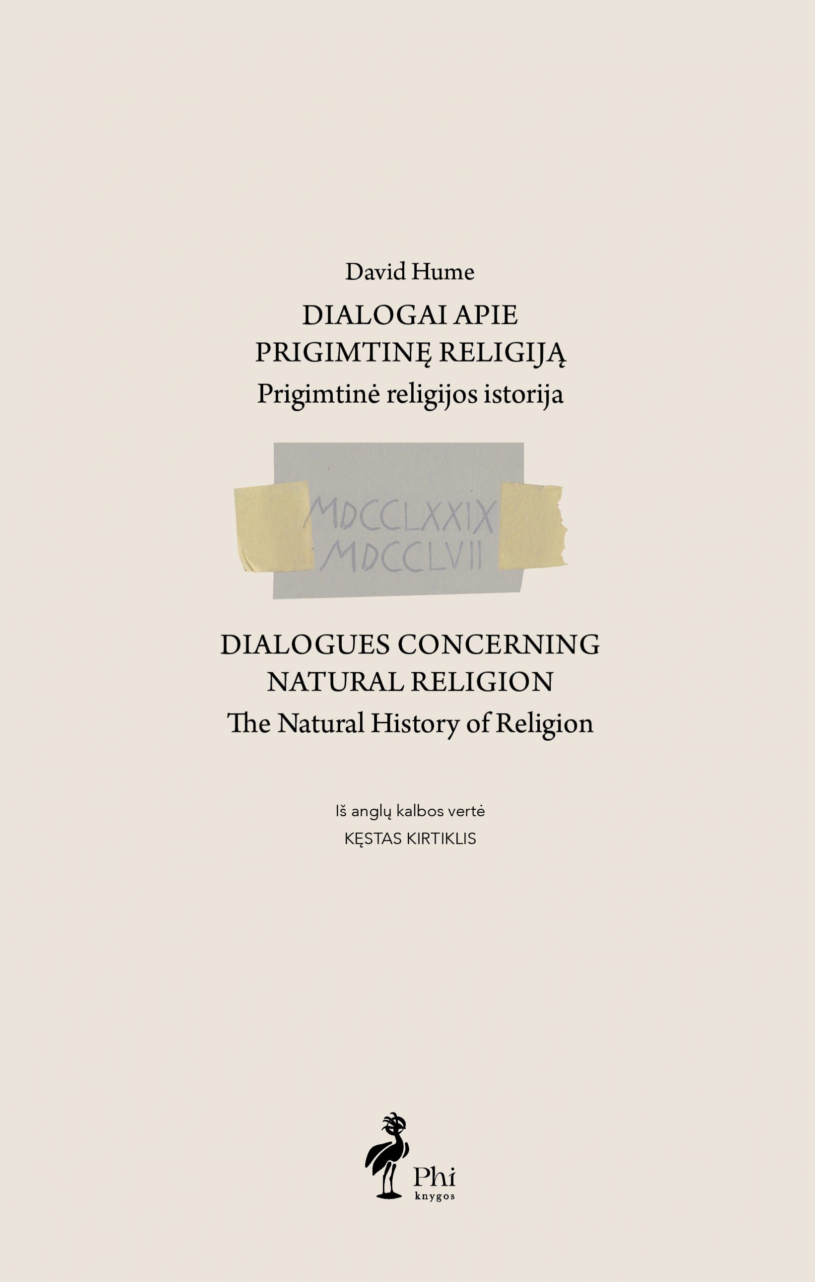Dialogai apie prigimtinę religiją ir prigimtinės religijos istorija