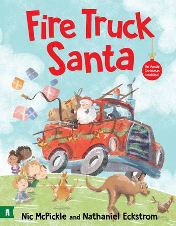 Fire Truck Santa (Hardcover)