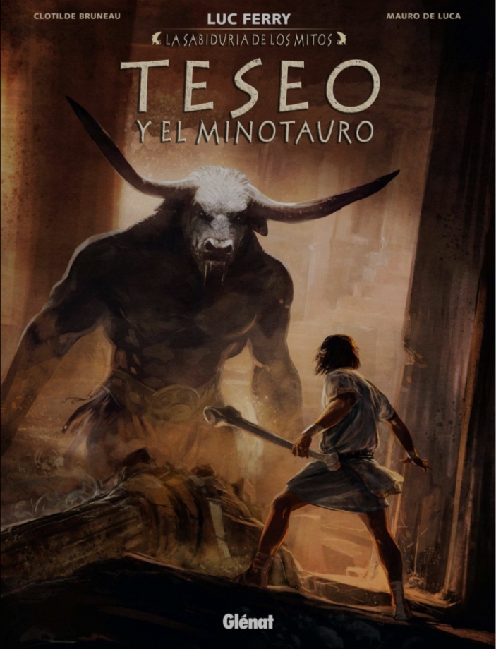 Portada de Teseo y el Minotauro, de Luc Ferry