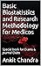 Basic Biostatistics and Res...
