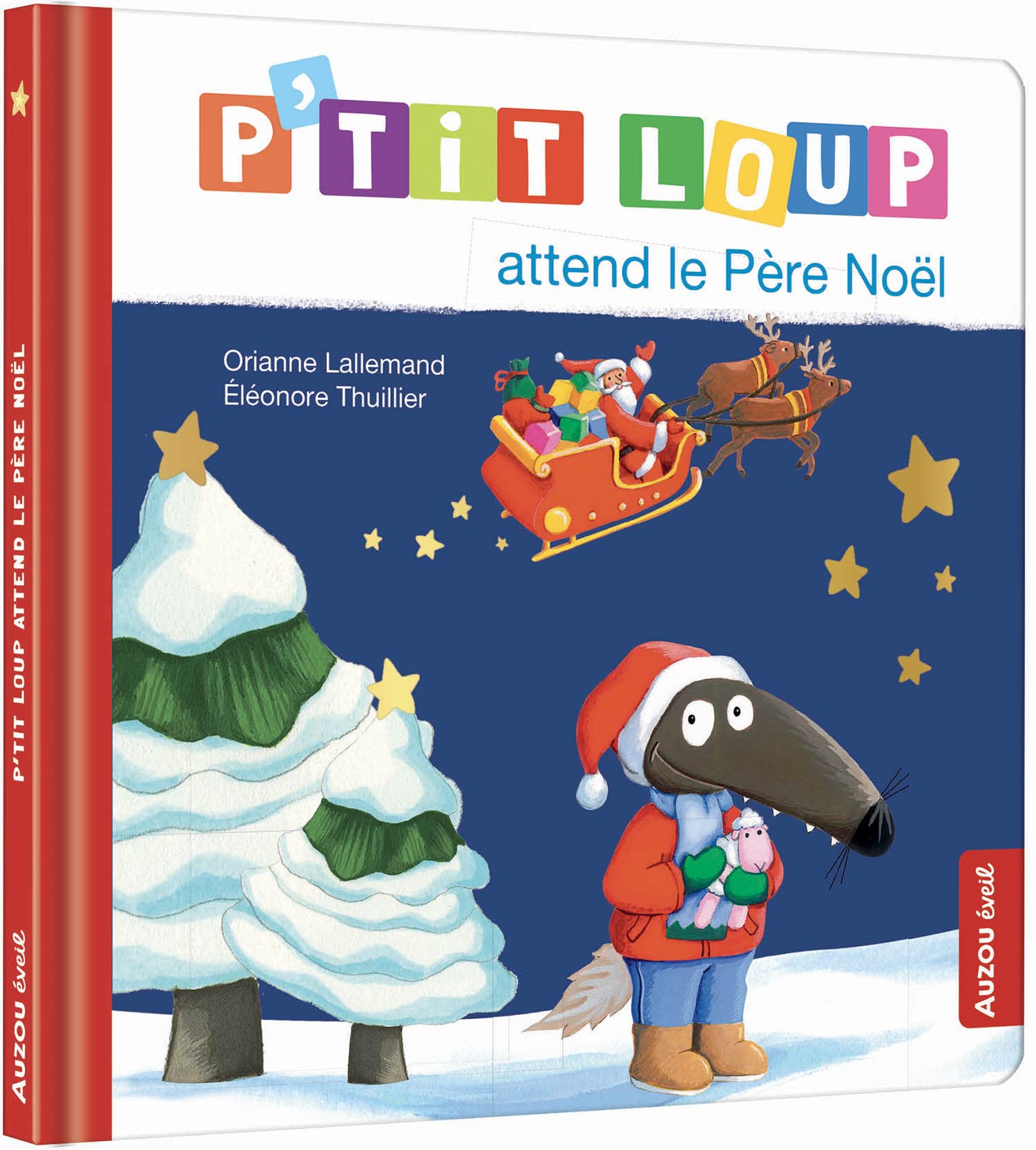 P'tit Loup attend le Père Noël (Paperback)