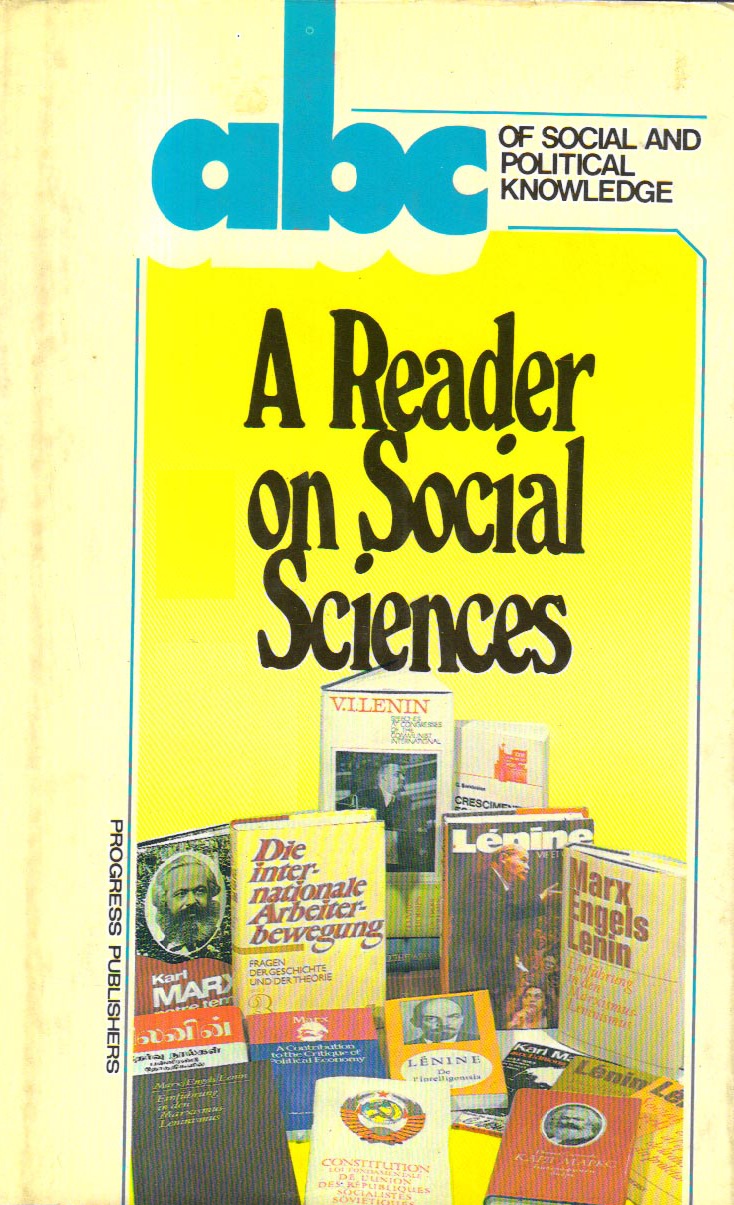 A reader on social sciences (Hardcover)