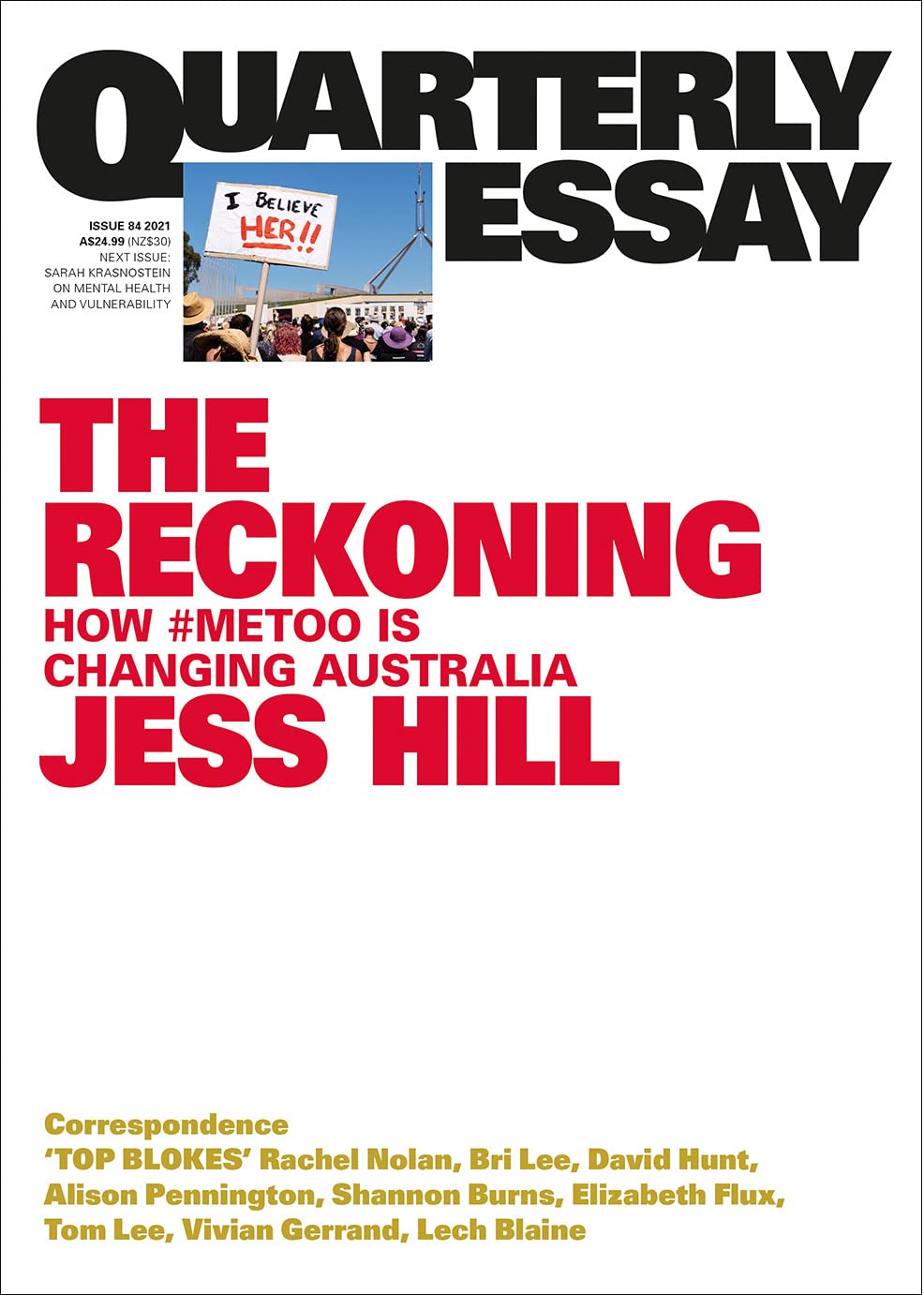 The Reckoning: How #MeToo is Changing Australia (Quarterly Essay #84)