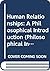 Human Relationships: A Philosophical Introduction (Philosophical Introduction Series)