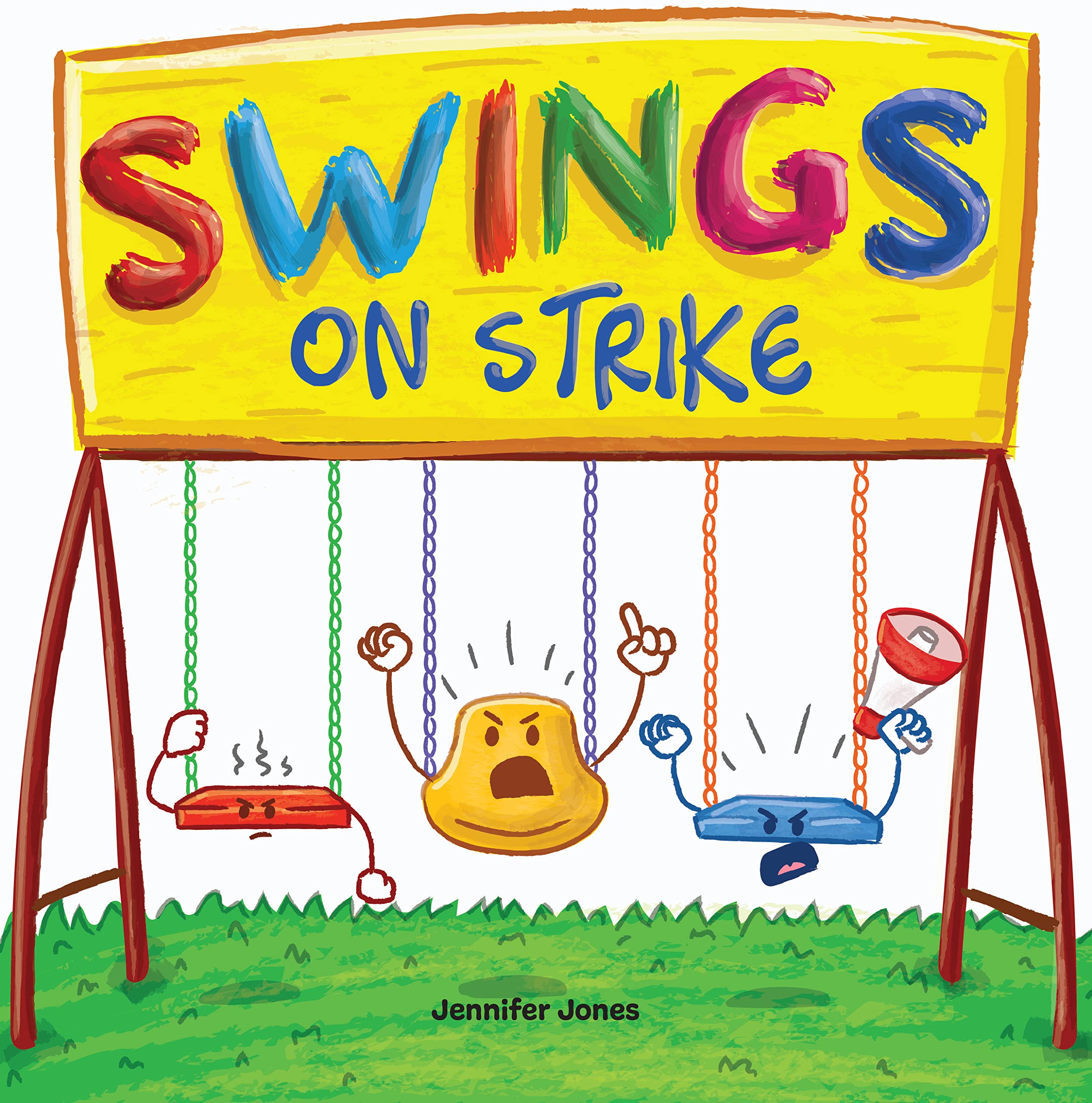 Swings On Strike: A Funny, Rhyming, Read Aloud Kid's Book For Preschool, Kindergarten, 1st grade, 2nd grade, 3rd grade, 4th grade, or Early Readers (Kindle Edition)