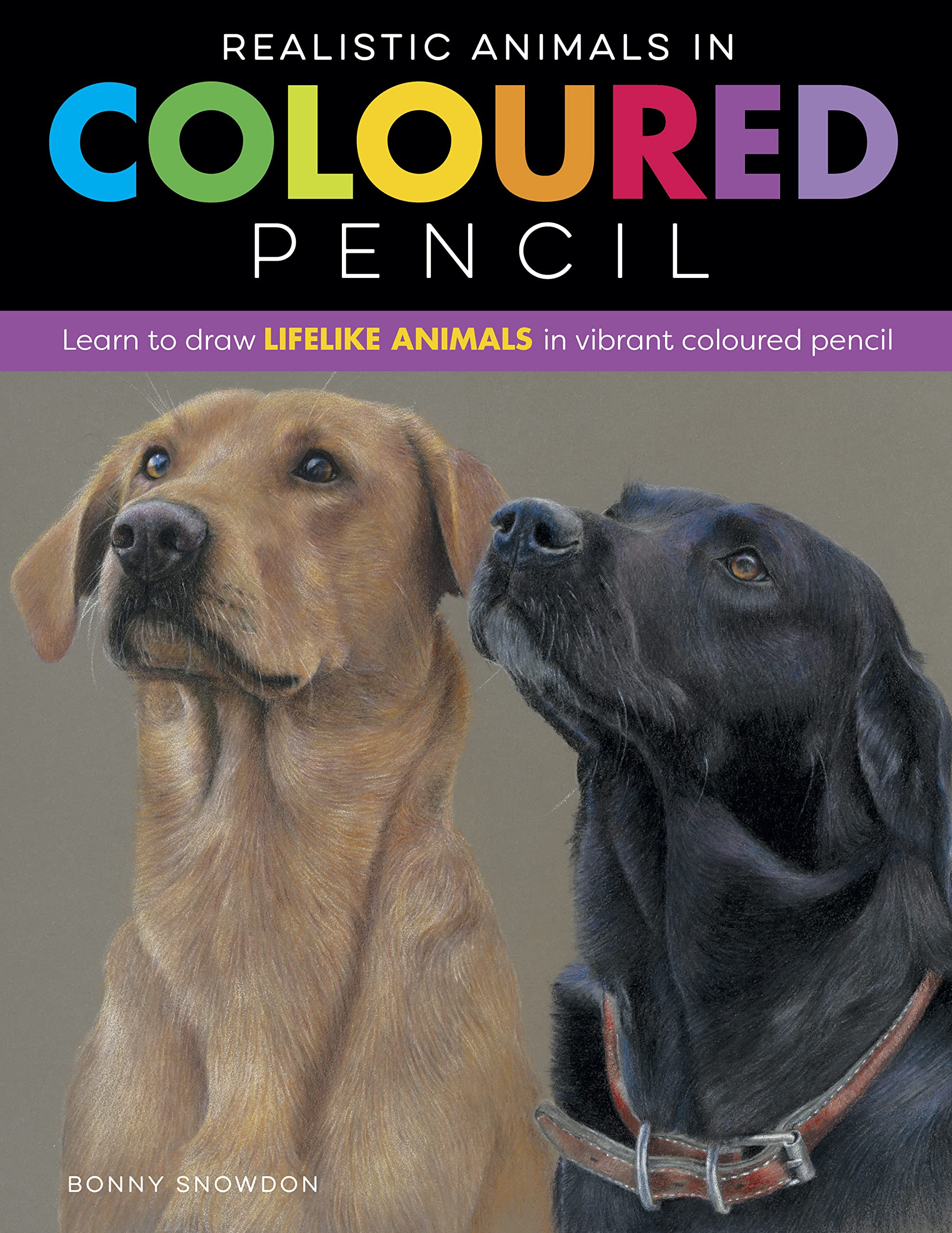 Realistic Animals in Coloured Pencil: Learn to draw lifelike animals in vibrant coloured pencil (Realistic Series)