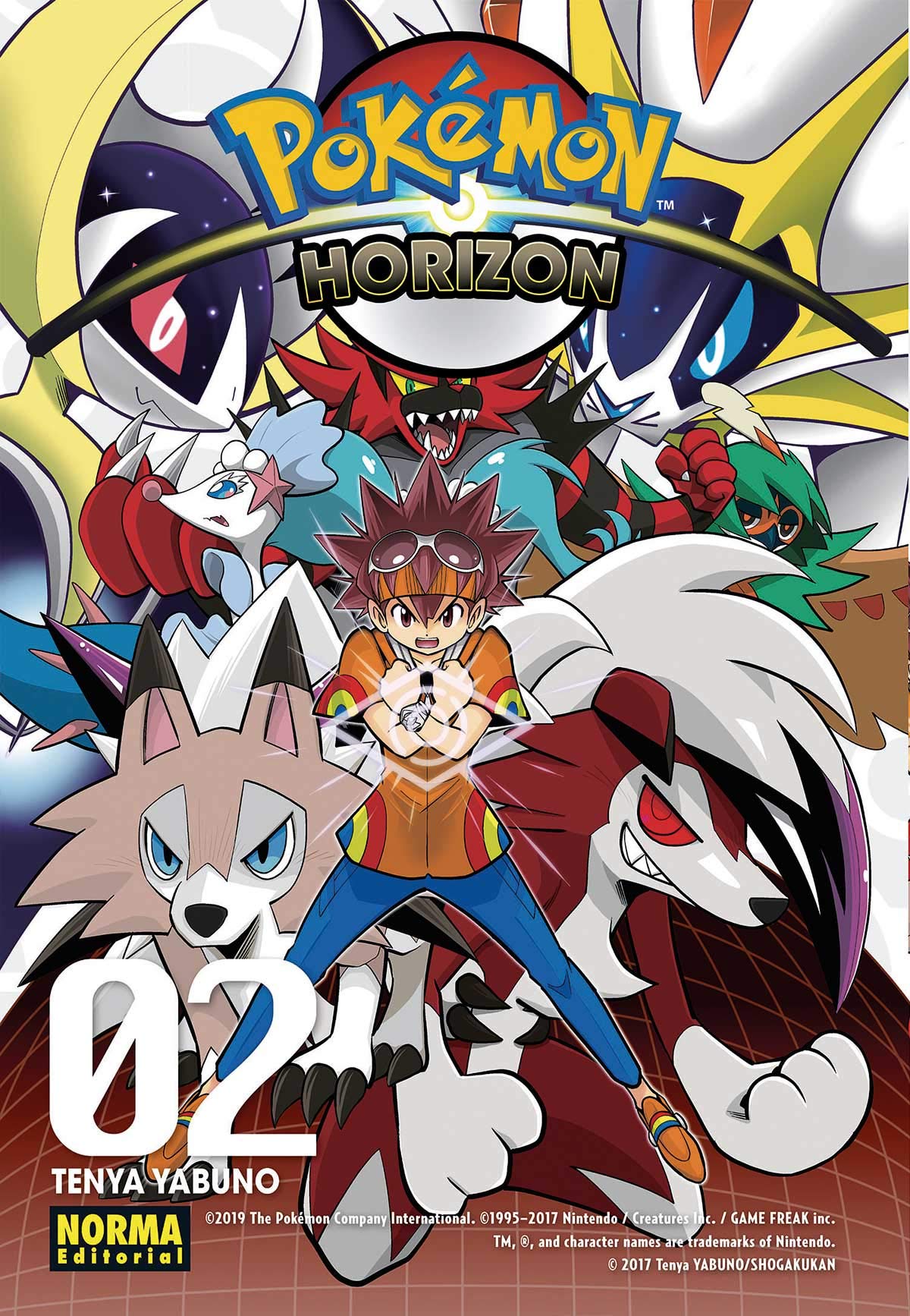 Portada de Pokémon Horizon 2, de Tenya Yabuno