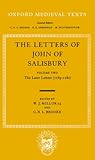The Letters of John of Salisbury (Oxford Medieval Texts)