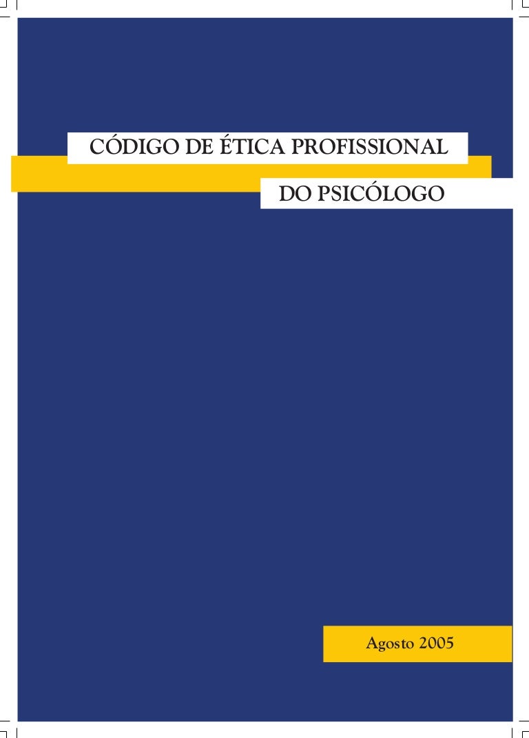 Código de Ética Profissional do Psicólogo