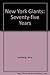 New York Giants: Seventy-fi...