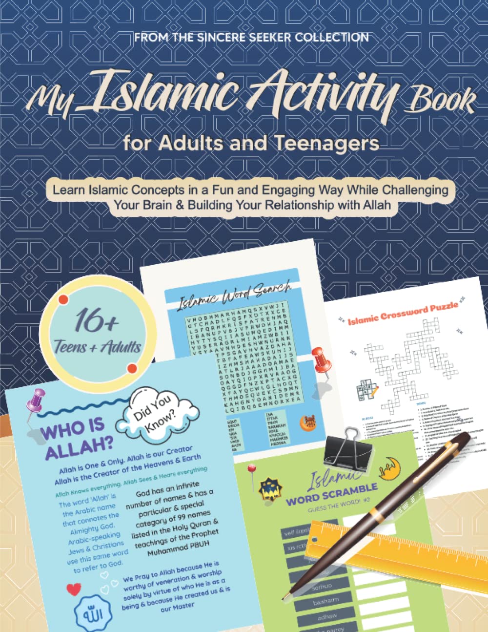 My Islamic Activity Book for Adults and Teenagers: Learn Islamic Concepts in a Fun and Engaging Way While Challenging Your Brain & Building Your ... Adults | Fun & Educational Ramadan Workbooks) (Paperback)