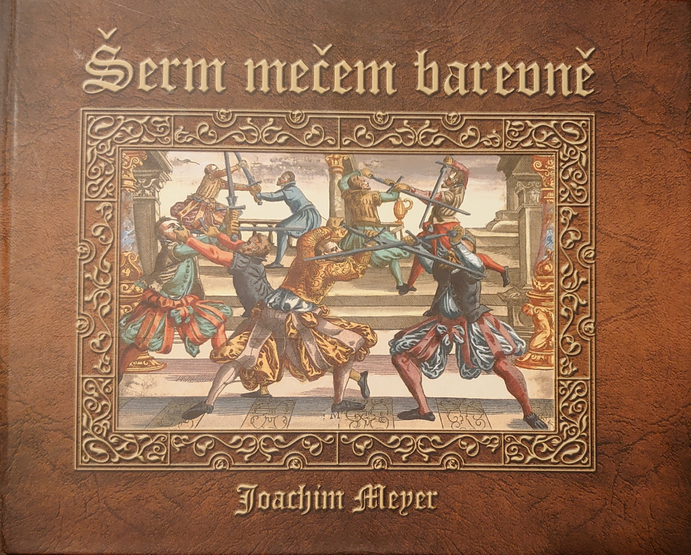 Šerm mečem barevně