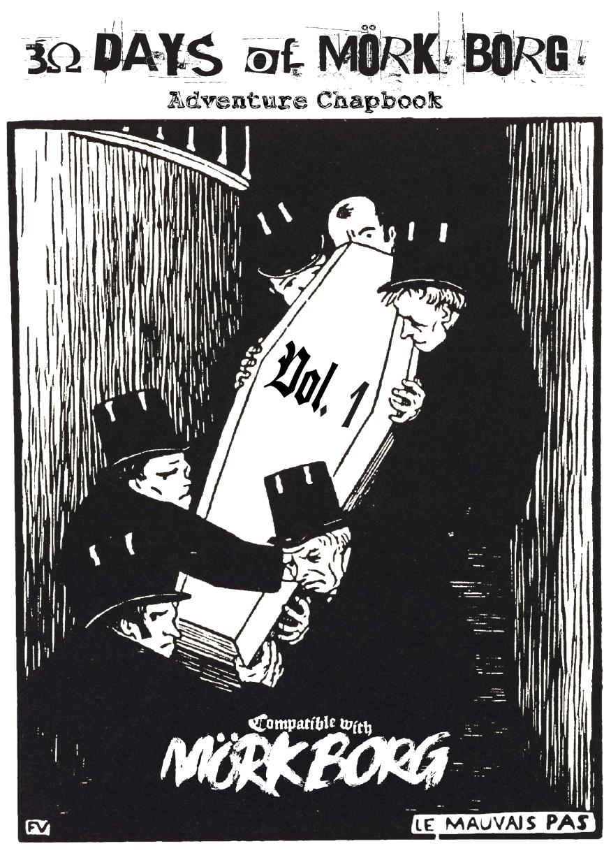 30 Days of Mörk Borg, Adventure Chapbook Vol. 1 (ebook)