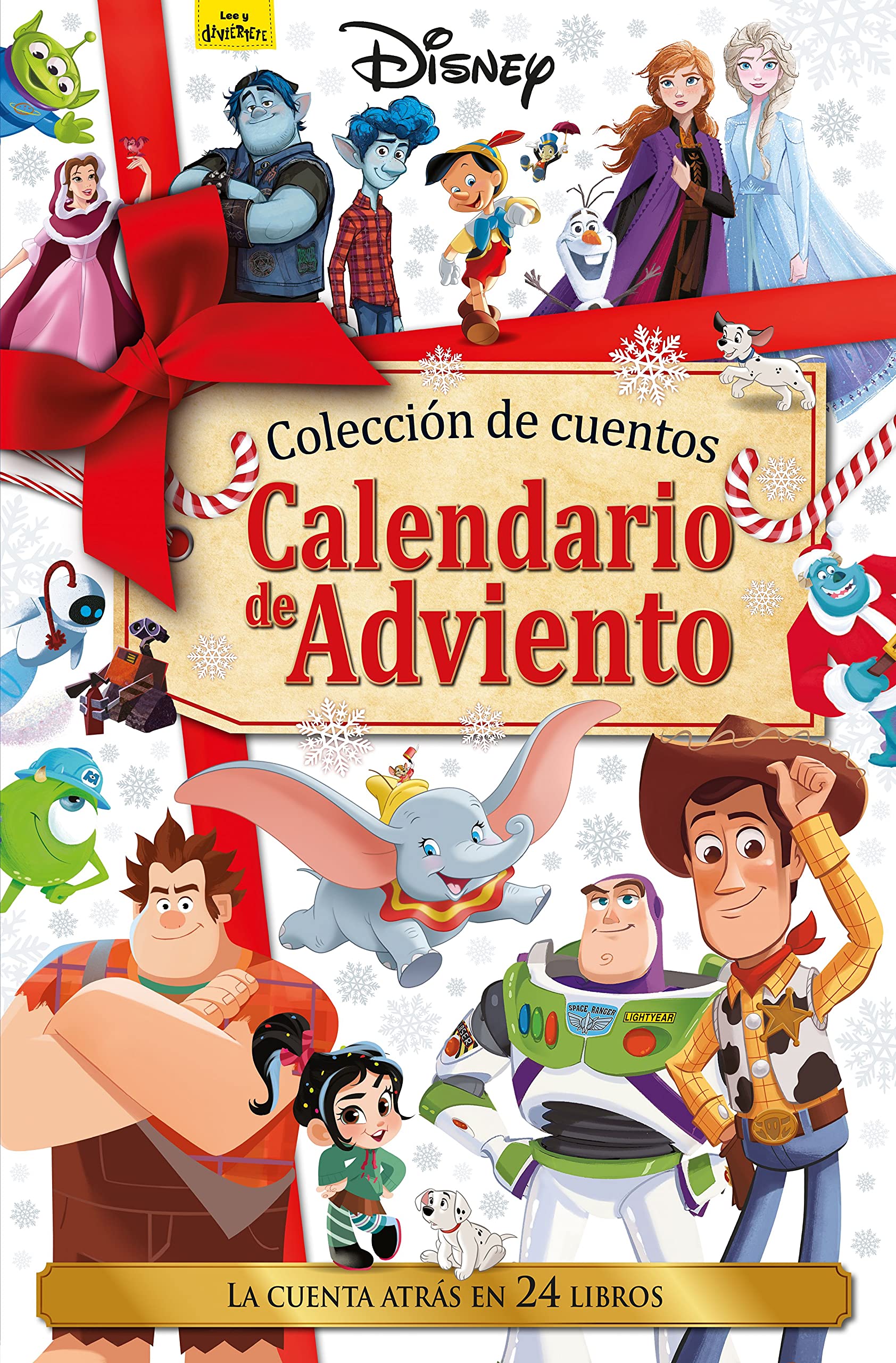 Disney. Calendario de Adviento. La cuenta atrás en 24 libros: Colección de cuentos (Hardcover)