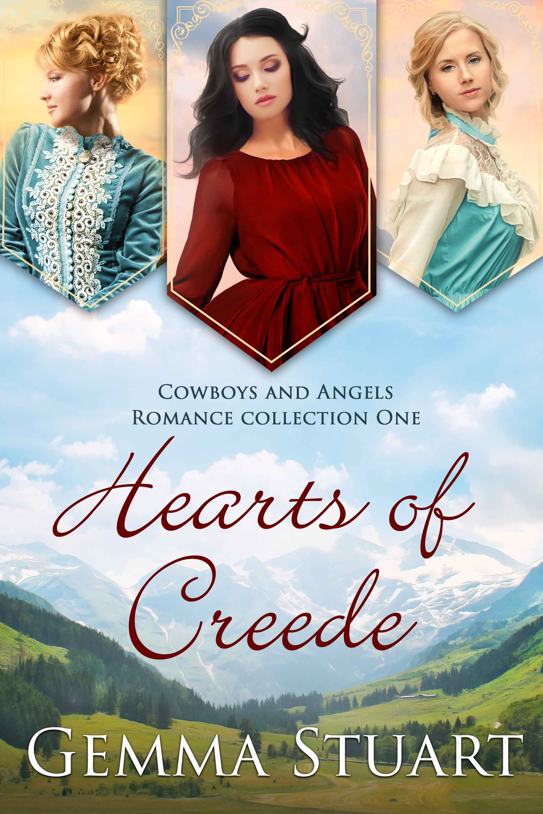 Hearts of Creede (Cowboys and Angels Romance Collection #1)
