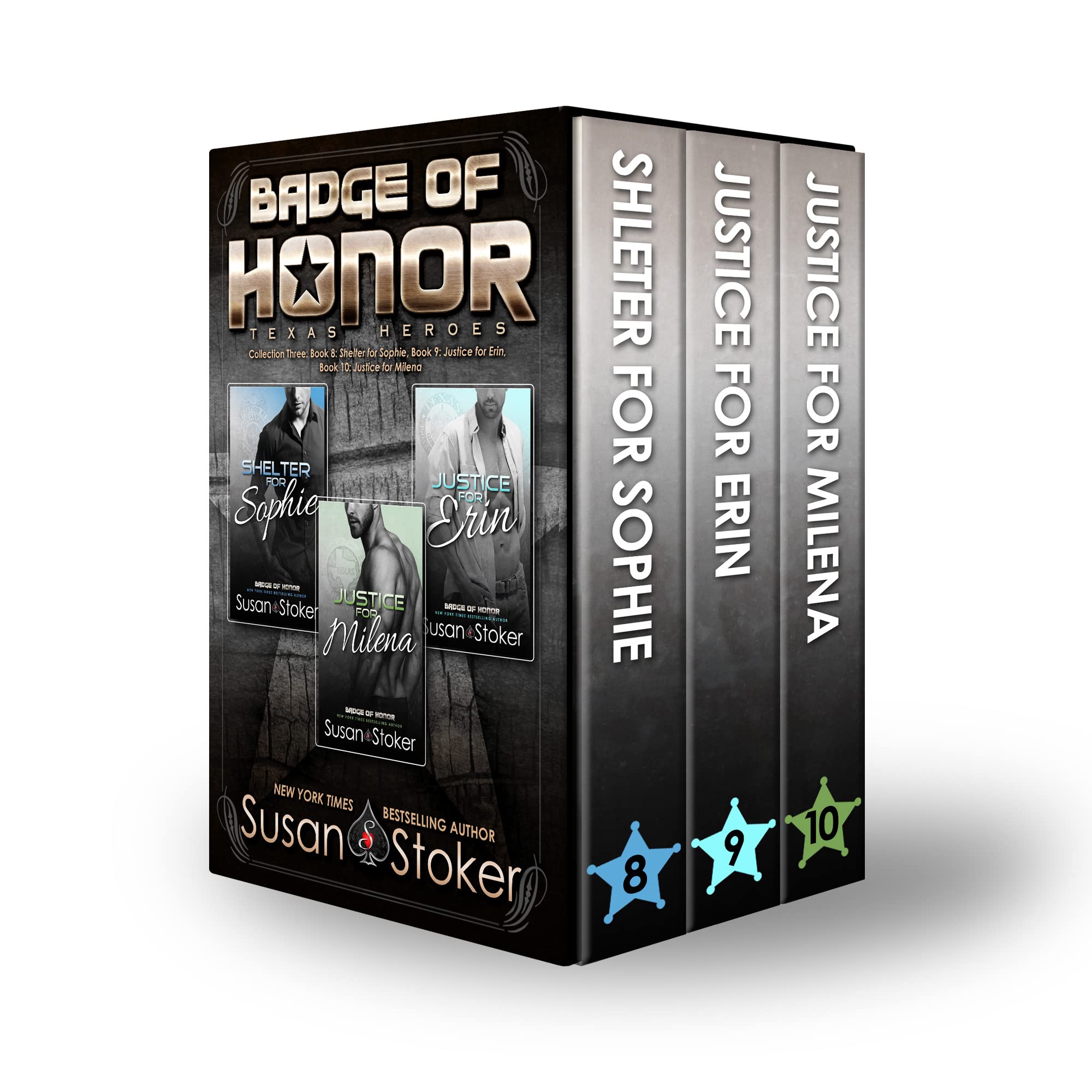 Badge of Honor: Texas Heroes Box Set 3: Books 9-12 (Kindle Edition)