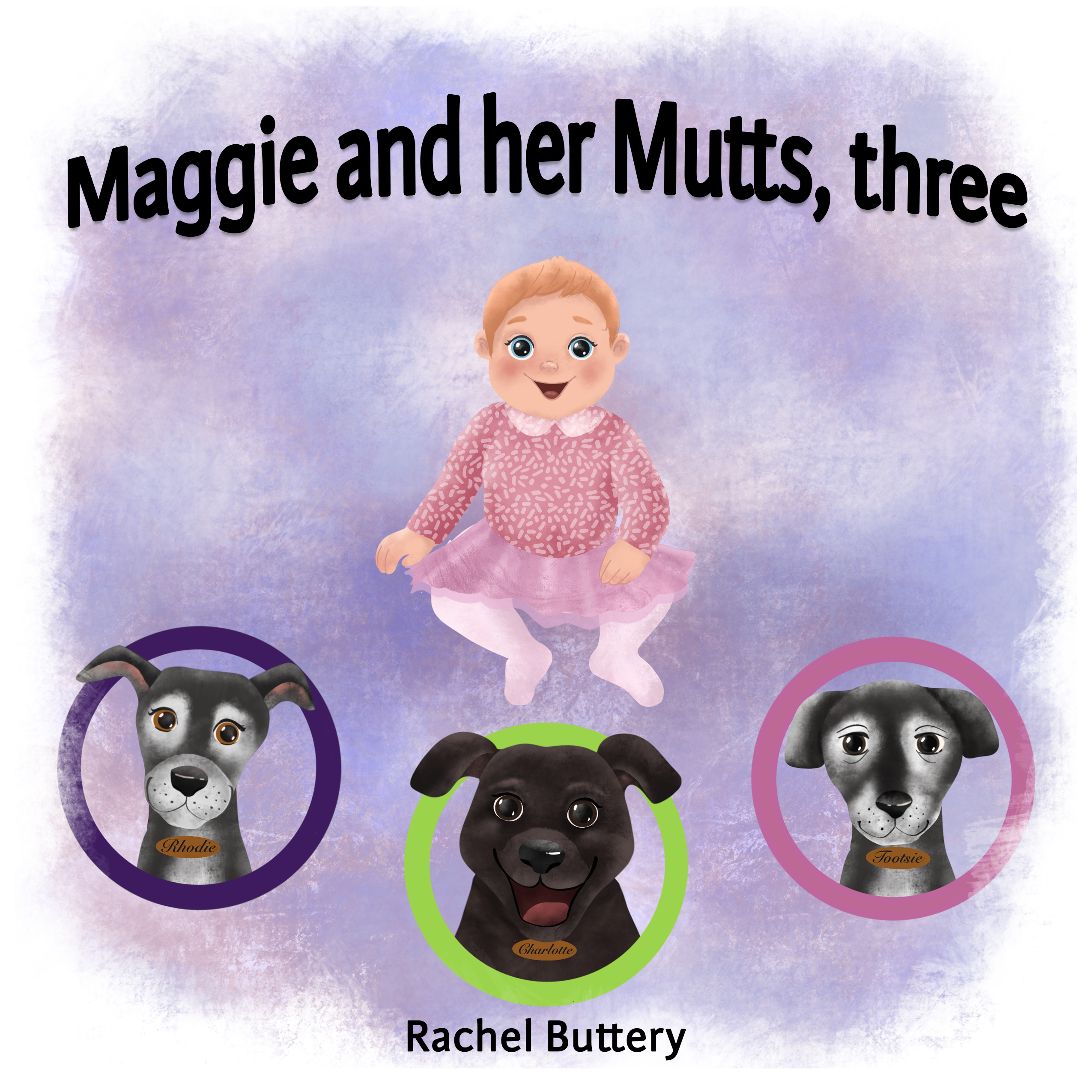 Maggie and her Mutts, three