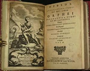 Orphei Argonautica Hymni et de Lapidibus (Hardcover)