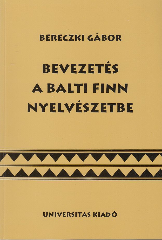 Bevezetés a balti finn nyelvészetbe