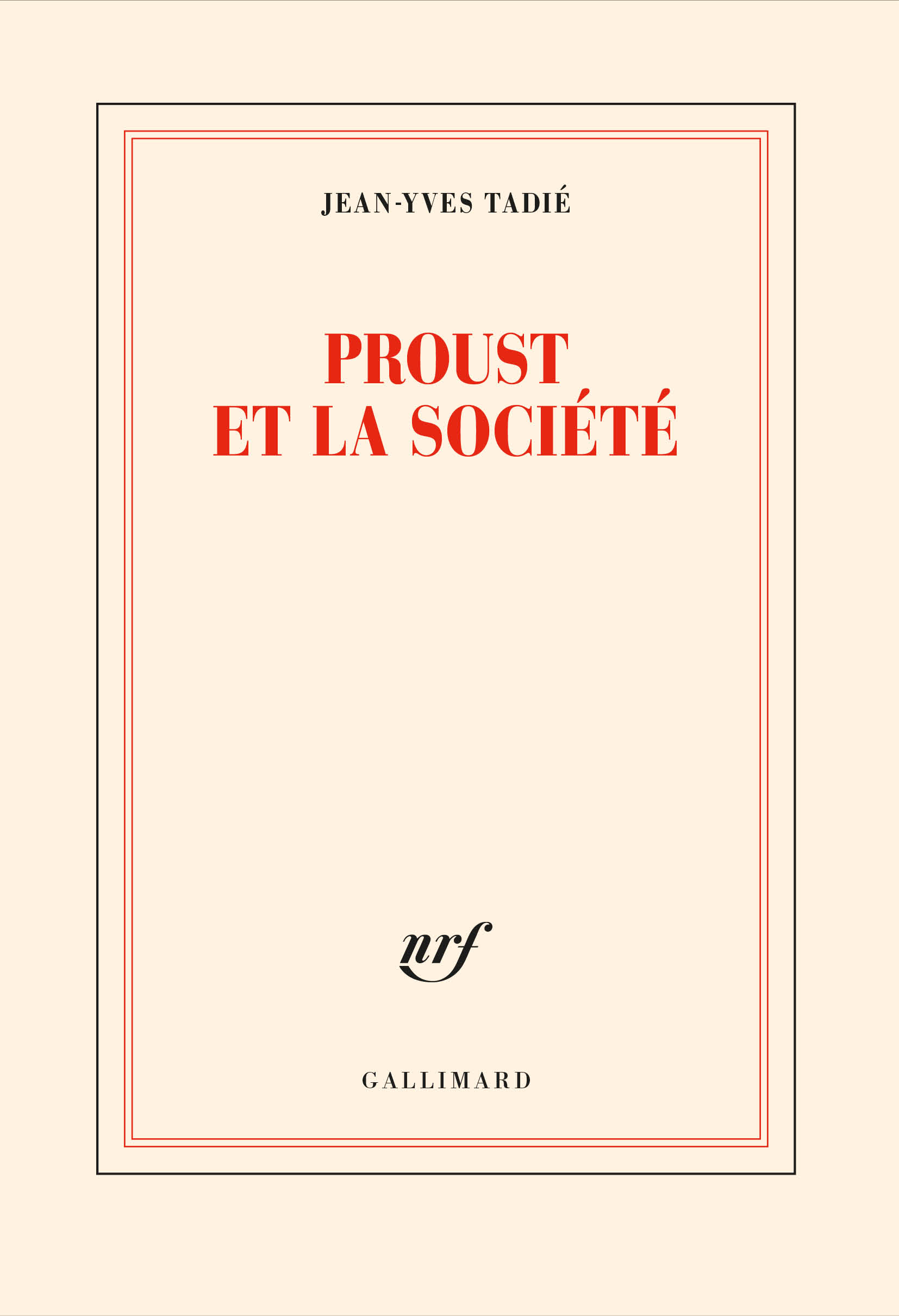 Proust et la Société