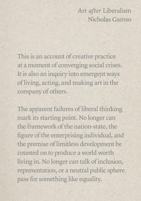 Art after Liberalism (Paperback)