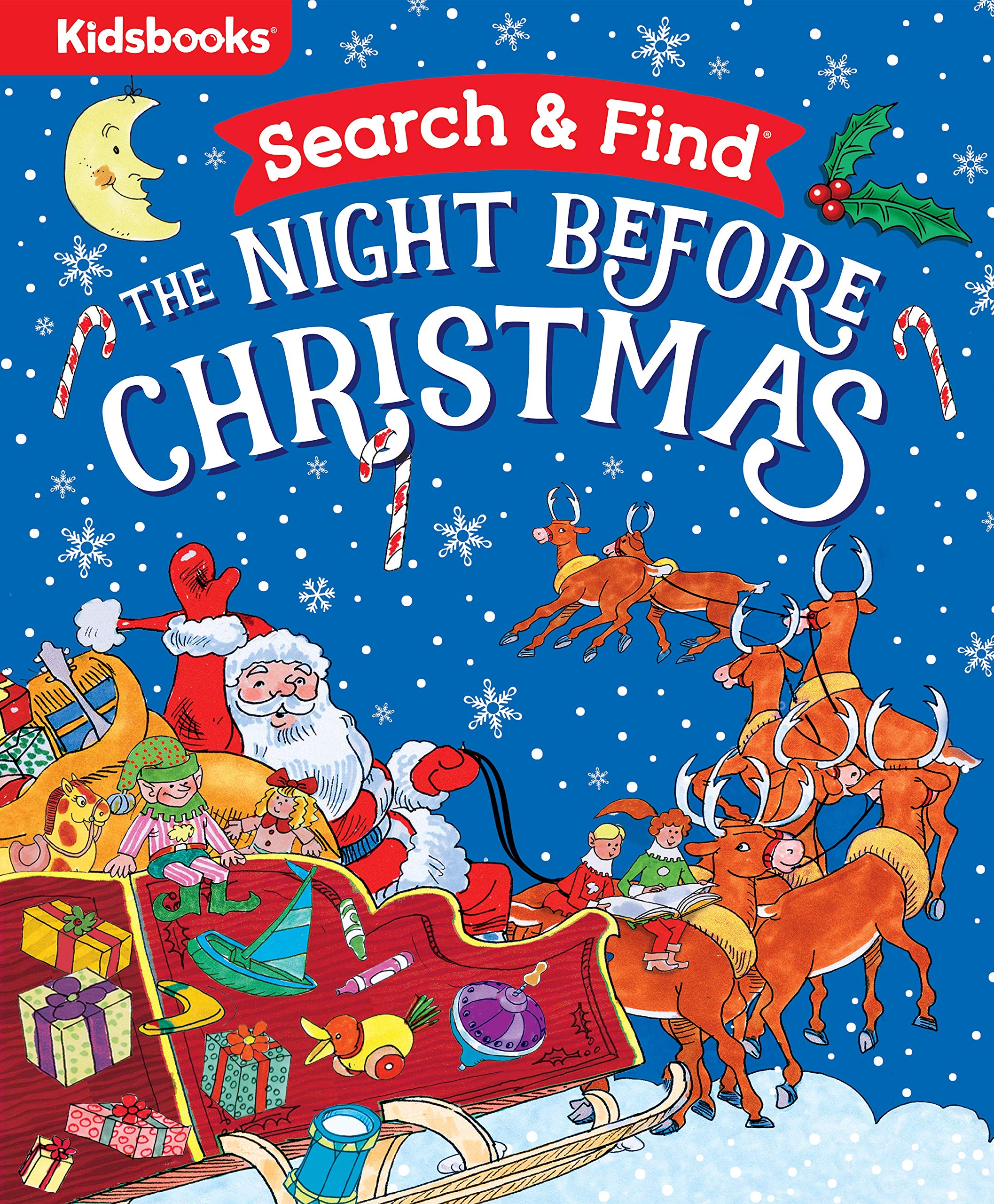 Search & Find: The Night Before Christmas (Traditional Story with a Fun Hidden Object Puzzle Book)