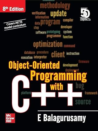 Object Oriented Programming with C++, 8th Edition