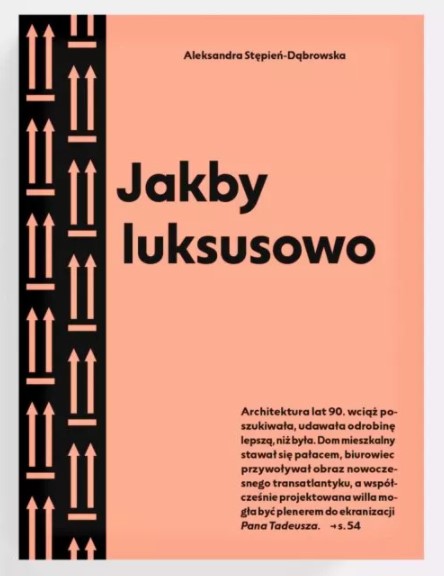 Jakby luksusowo. Przewodnik po architekturze Warszawy lat 90. (Paperback)