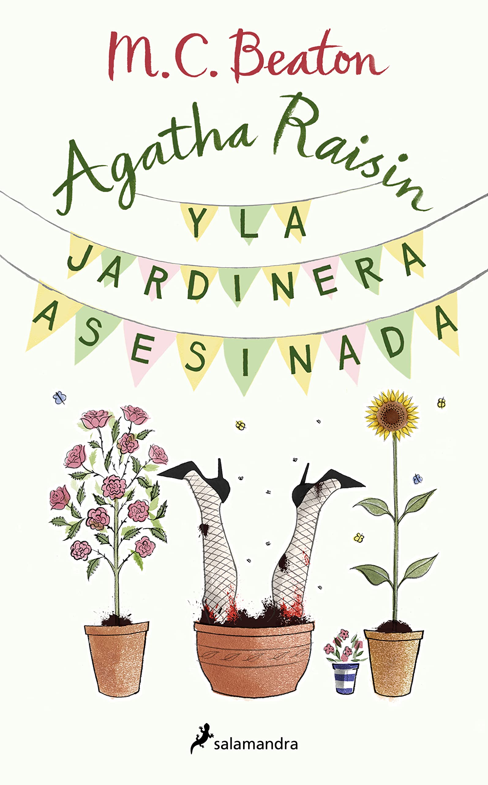Portada de Agatha Raisin y la jardinera asesinada, de M.C. Beaton