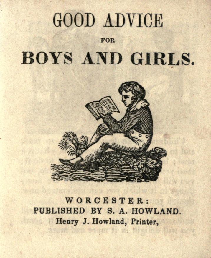 Good advice for boys and girls (Unknown Binding)