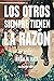 Los otros siempre tienen la razón (Colección Índice nº 3) by Natalia Maya