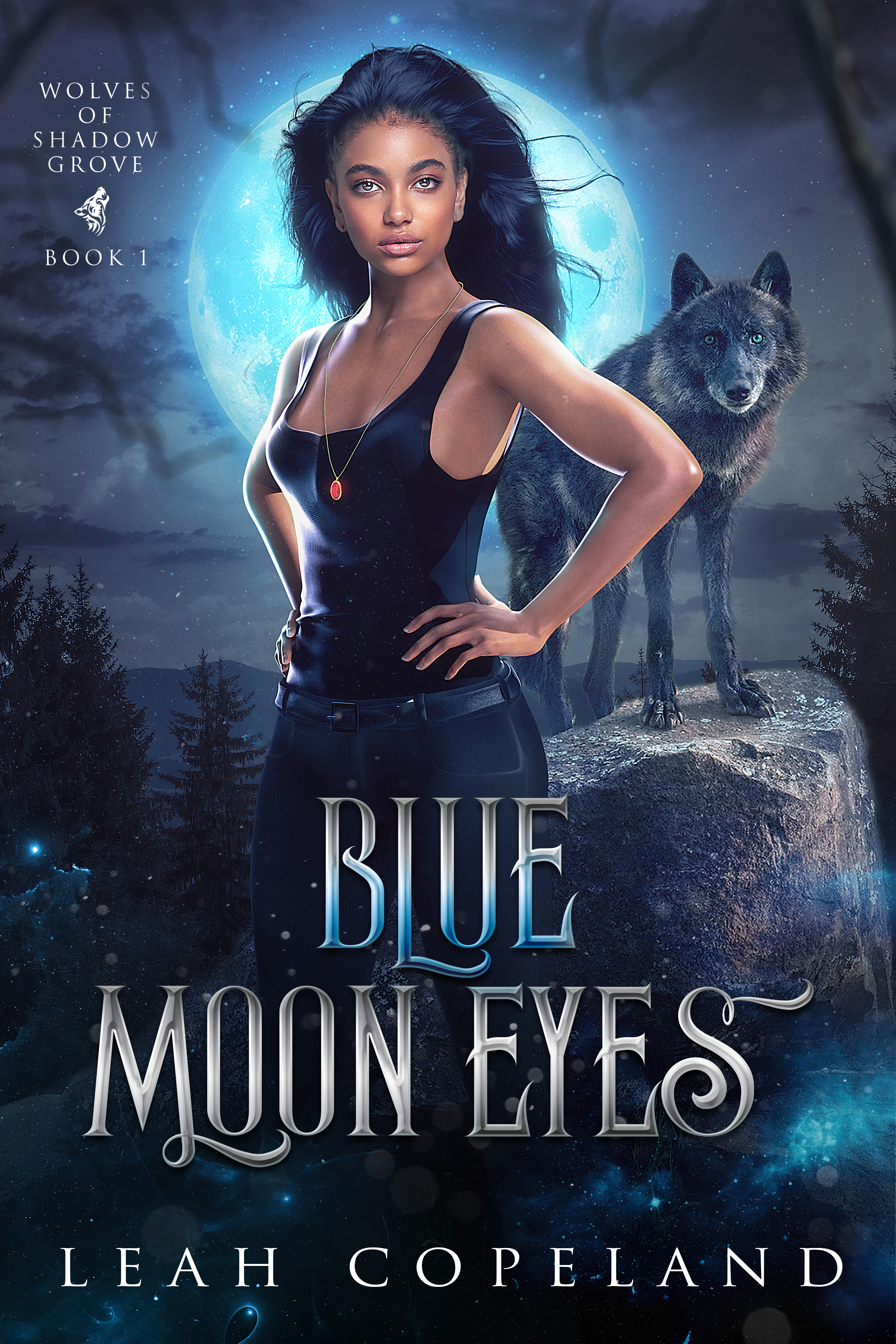 Blue Moon Eyes (Wolves of Shadow Grove, #1)