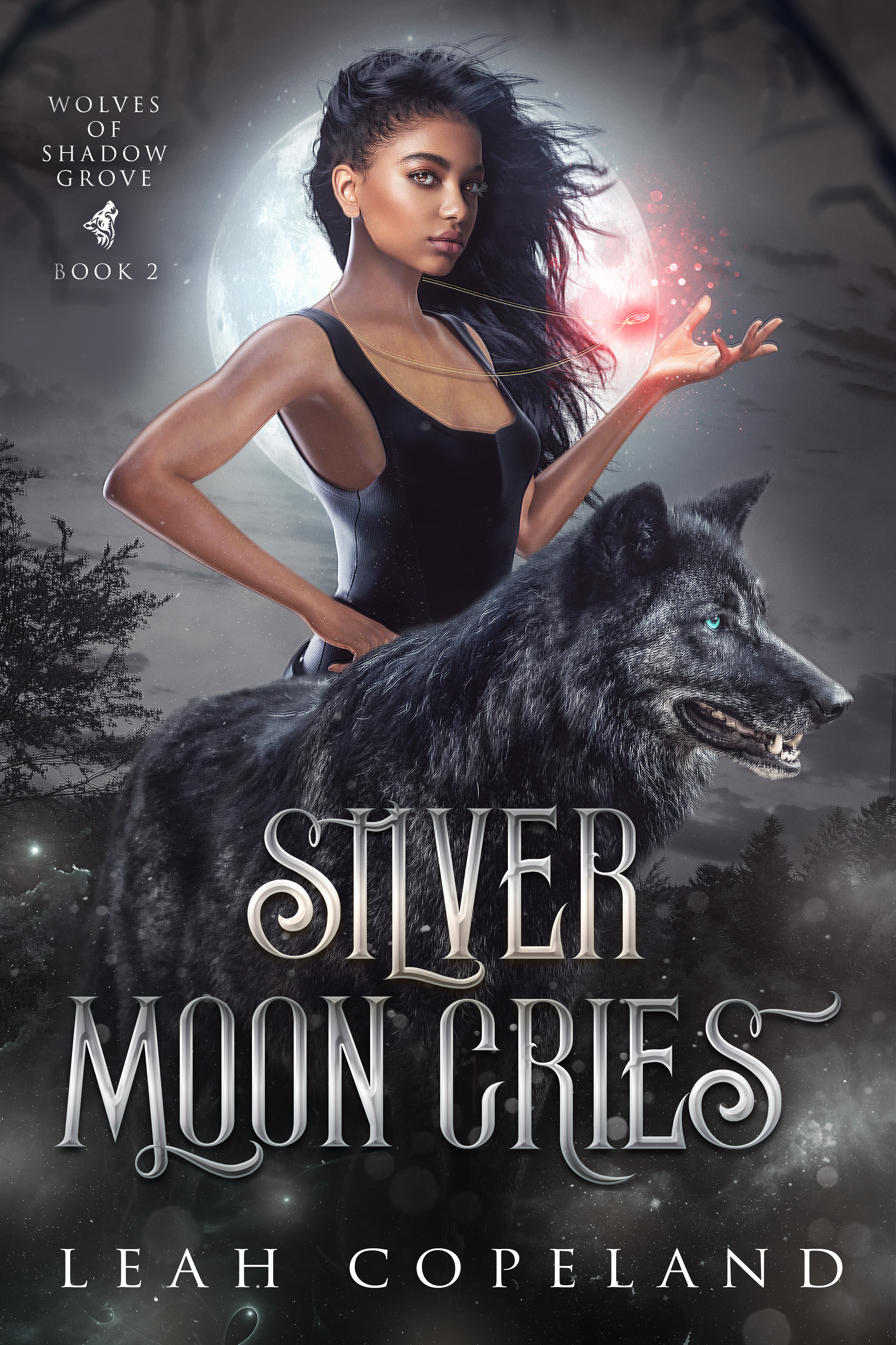 Silver Moon Cries (Wolves of Shadow Grove, #2)