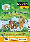 Leseprofi Rätselblock Lesen lernen 1. Klasse: 3-Minuten-Leserätsel für Erstleser - Riesengroßes Pferdeglück