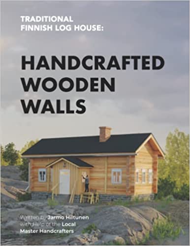 Traditional Finnish Log House: Handcrafted Wooden Walls