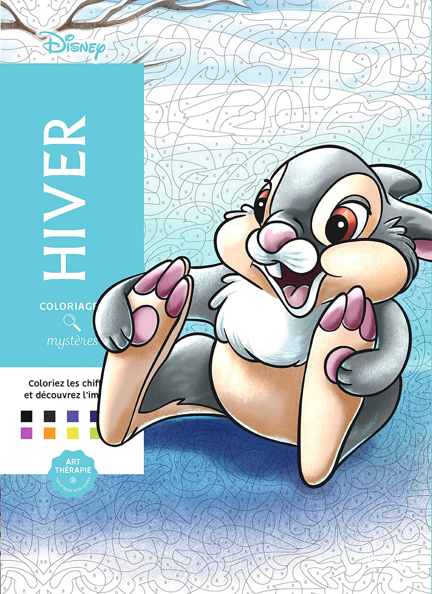 Coloriages mystères Disney - Hiver (Paperback)