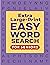 Extra Large-Print Easy Word Search for Seniors