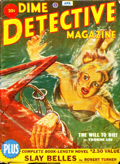 Dime Detective Magazine, Vol. 65, No. 3, April 1951 (Pulp magazine)