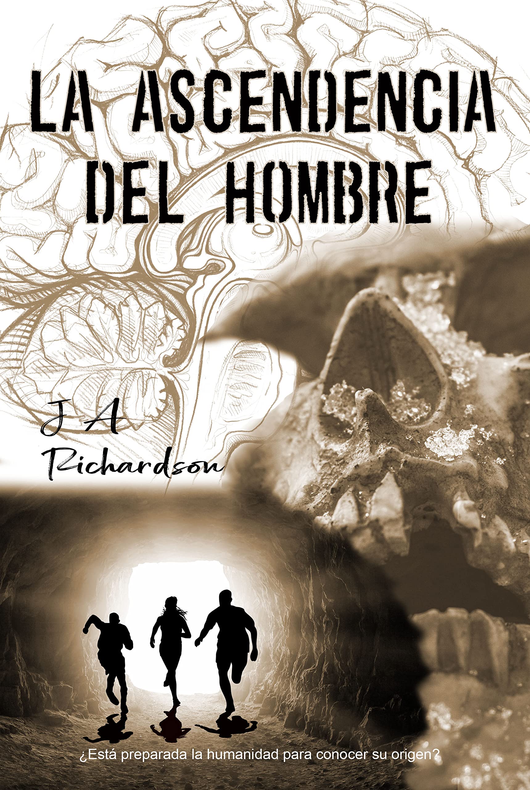 Portada de La ascendencia del Hombre, de J.A. Richardson