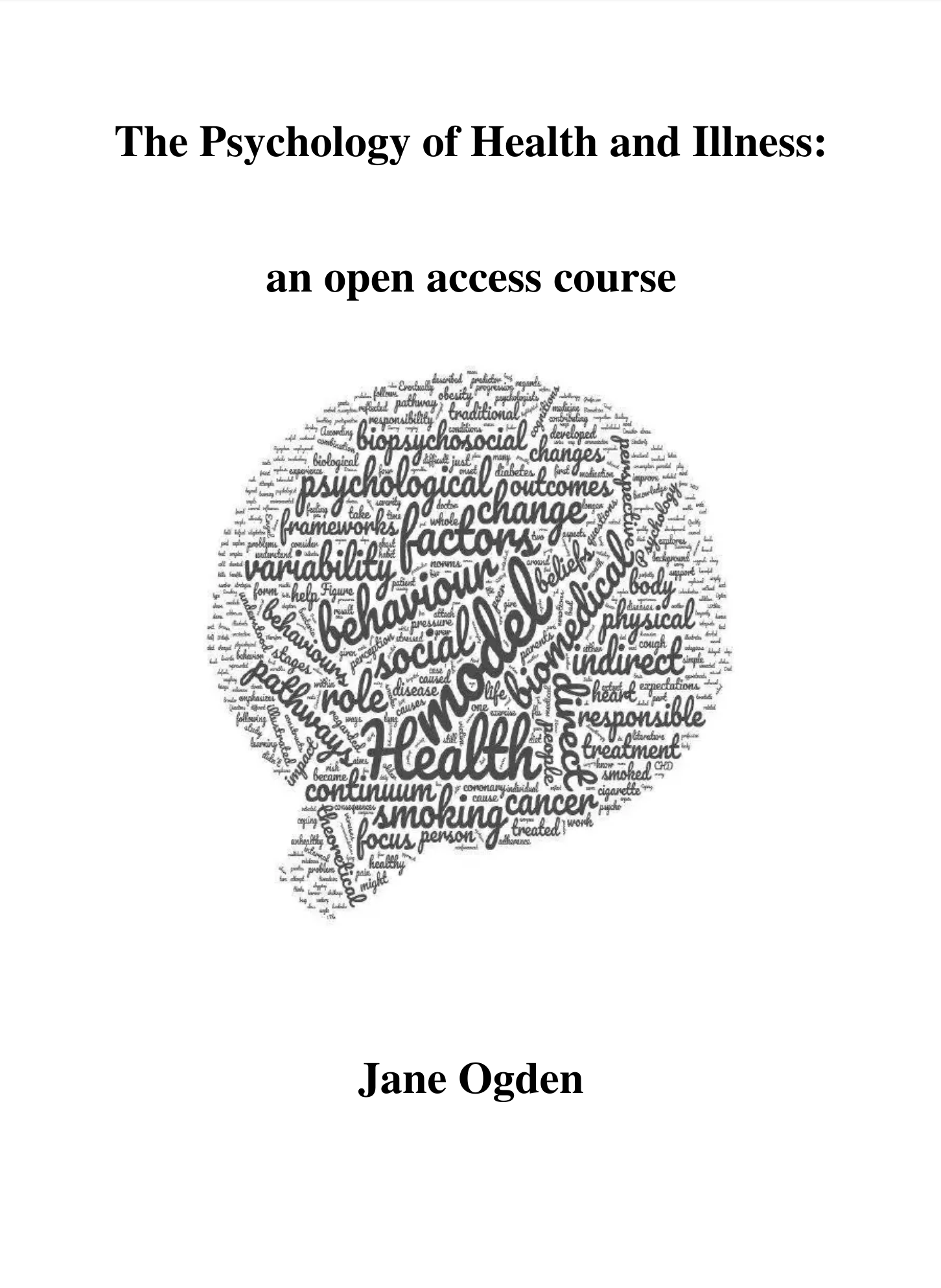 The psychology of health and illness: An open-access course