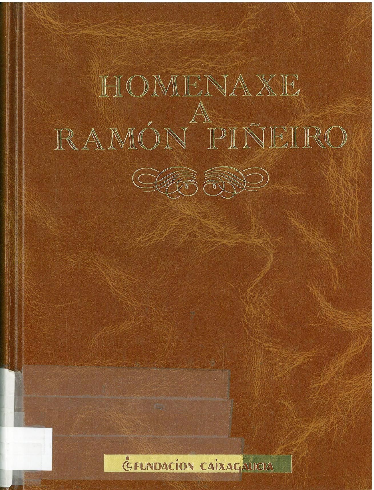 Homenaxe a Ramón Piñeiro (Hardcover)