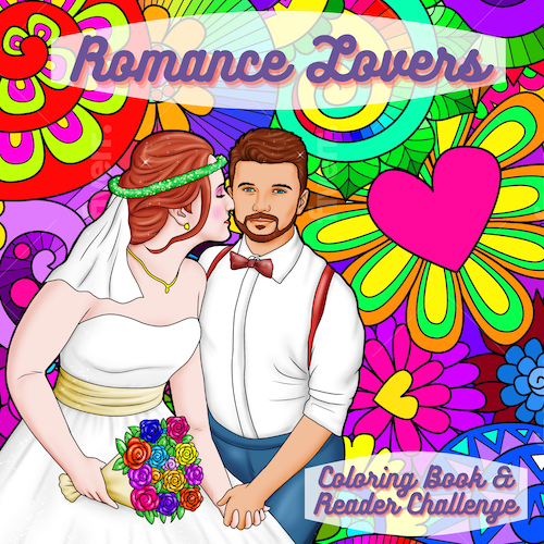 Romance Lovers Coloring Book & Reader Challenge