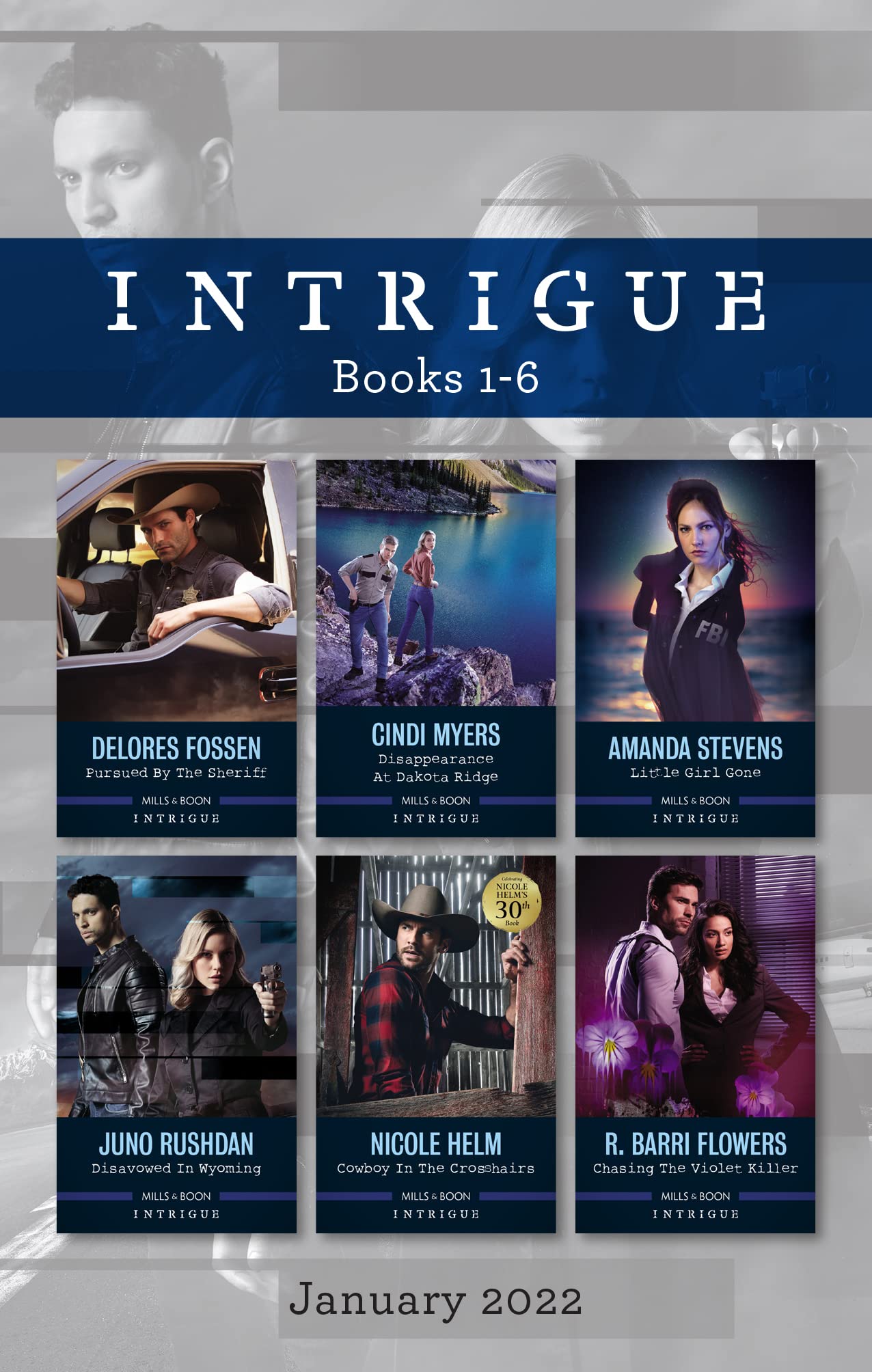 Intrigue Box Set Jan 2022/Pursued by the Sheriff/Disappearance at Dakota Ridge/Little Girl Gone/Disavowed in Wyoming/Cowboy in the Crosshairs/Cha (Mercy Ridge Lawmen Book 4)