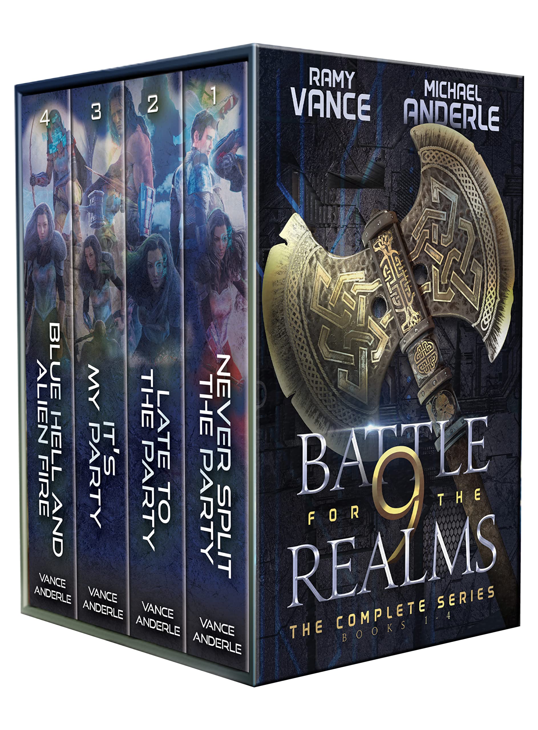 Battle for the Nine Realms: The Complete Series Boxed Set (Middang3ard #1-4)