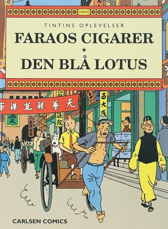 Faraos cigarer / Den blå lotus (Tintins oplevelser, #4-5)