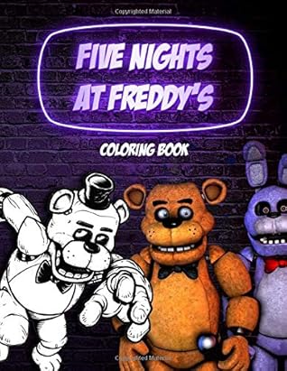 Five Nights At Freddy’s Coloring Book: Great JUMBO coloring book pages ...
