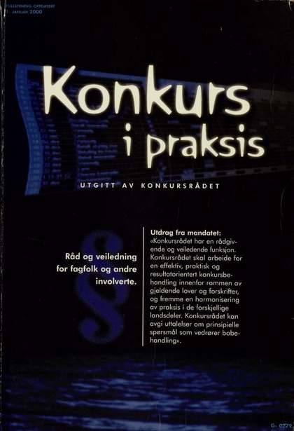 Konkurs i praksis