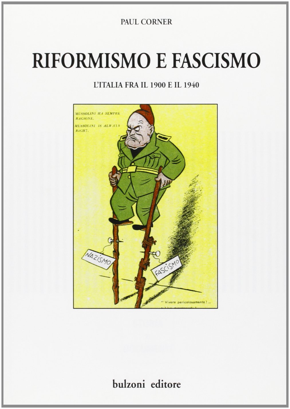 Riformismo e fascismo. L'Italia fra il 1900 e il 1940