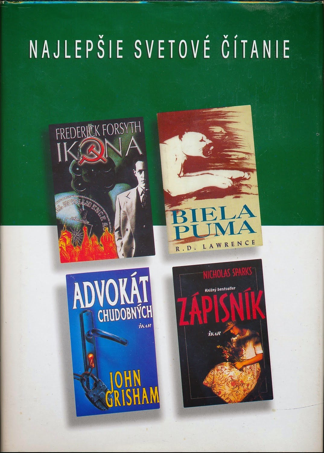 Najlepšie svetové čítanie " Ikona, Biela Puma, Advokát chudobných, Zápisník"